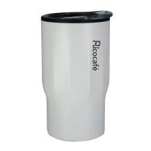 Stainless Steel Double Wall Mug Black White